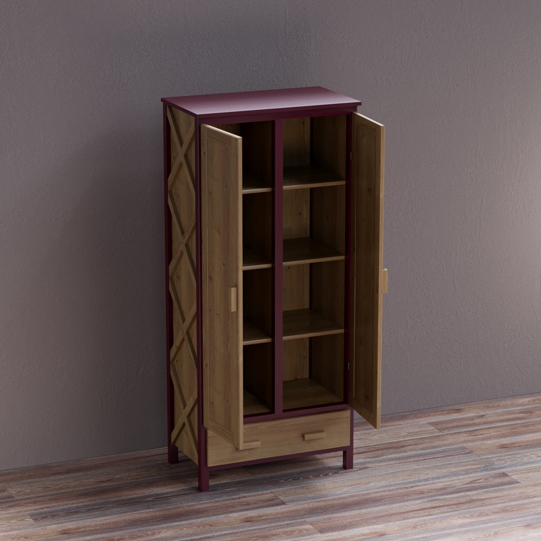 Шкаф комбинированный Армо с полками 3.9.02