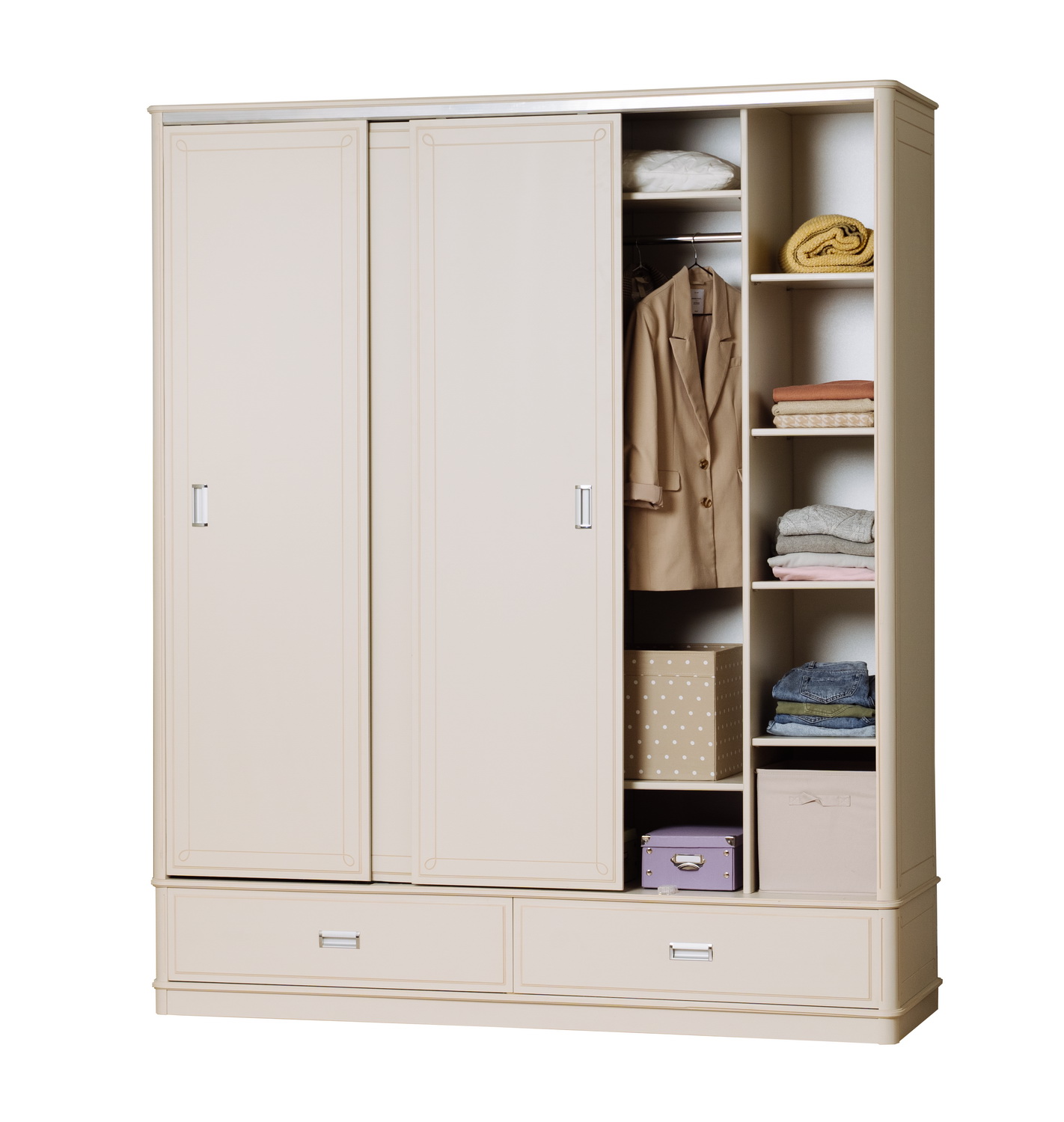 Шкаф-купе 2 ящика Бетти 3-ств №2