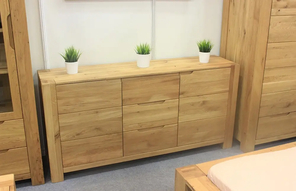 Комод с ящиками массив Рива комбинированный