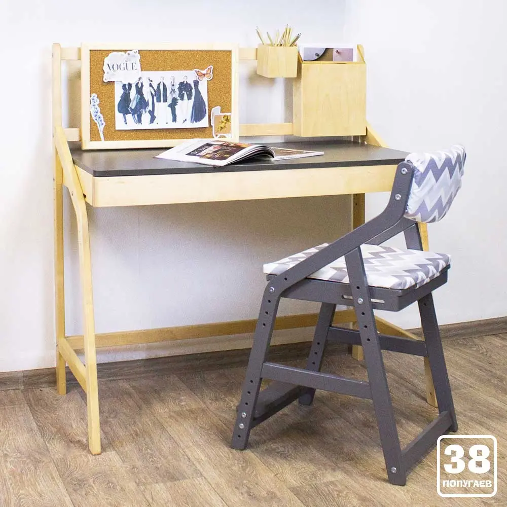 Стул Rabbit Wood серый