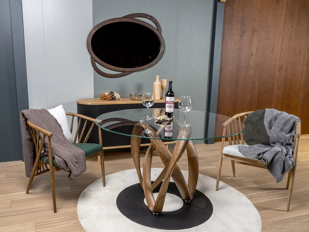 Стул из дуба Дженни комфорт мягкий кожа