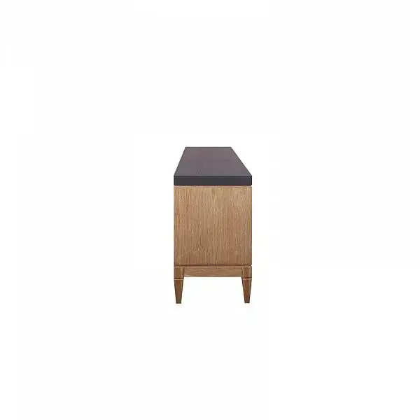 (4.2.3) Тумба ТВ с ящиками дуб Фокстрот 024B (дуб натуральный/бетон)