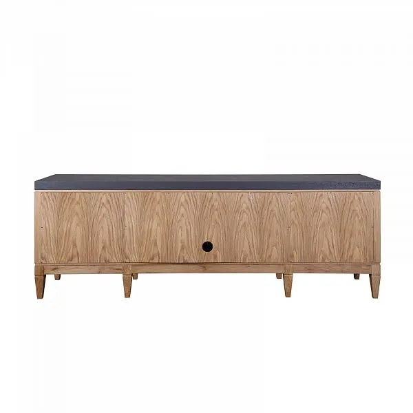 (4.2.3) Тумба ТВ с ящиками дуб Фокстрот 024B (дуб натуральный/бетон)