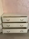 Комод с 3 ящиками белый Верден