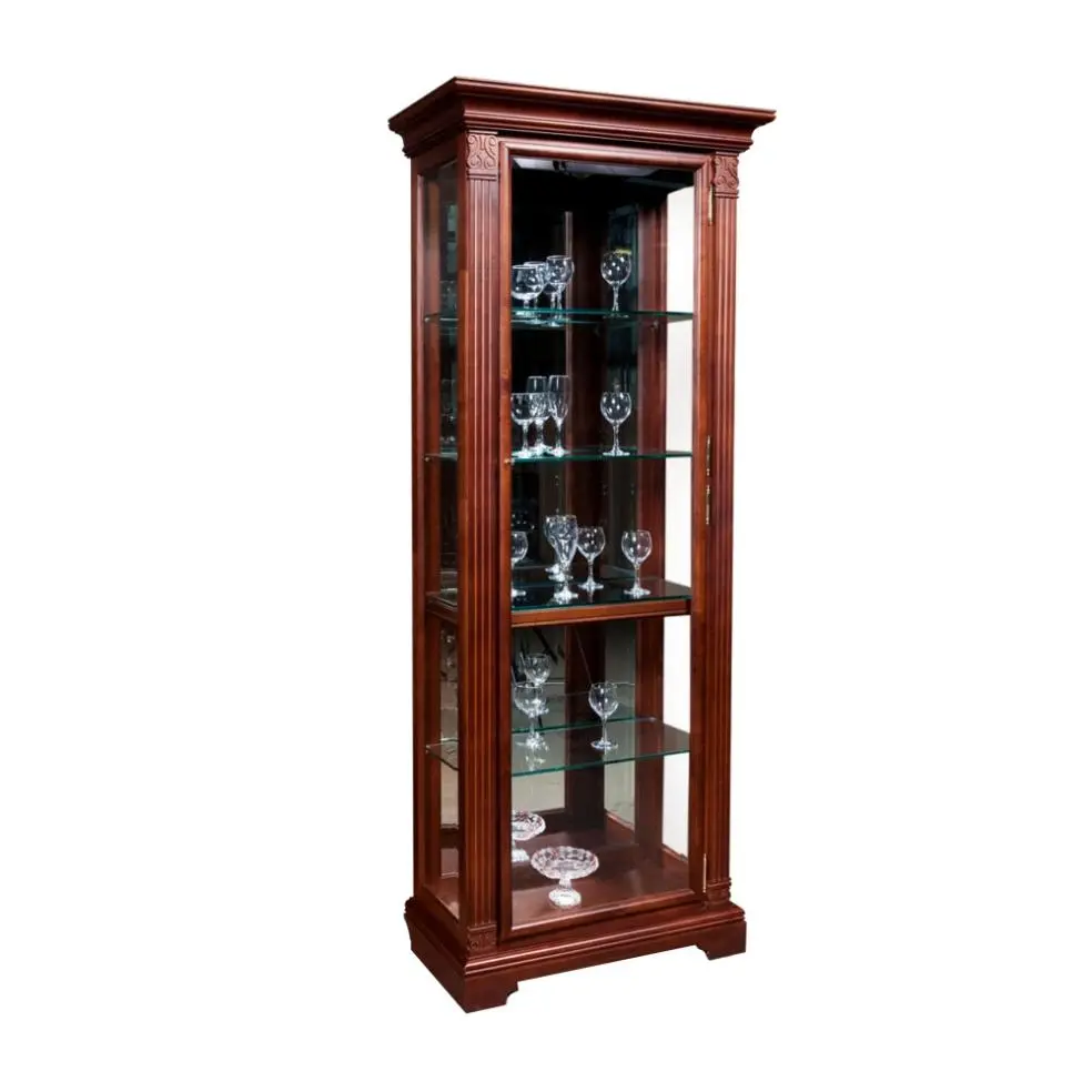 Шкаф Порто с витриной ГМ 5901Е, мокко