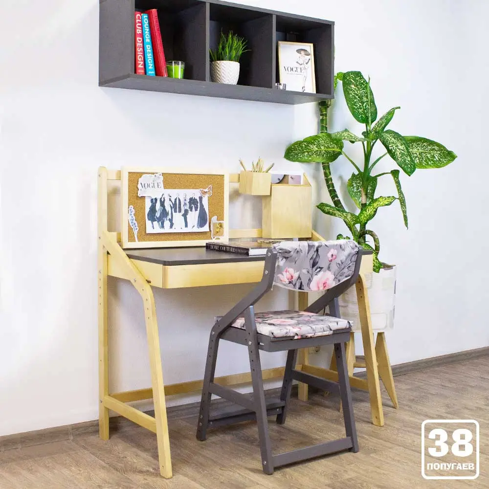 Стул Rabbit Wood серый