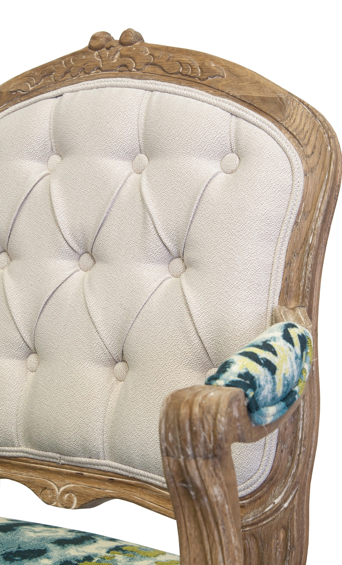 Мягкий стул с подлокотниками Mones