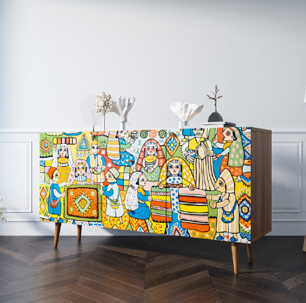 Комод с 4 ящиками "Berber"