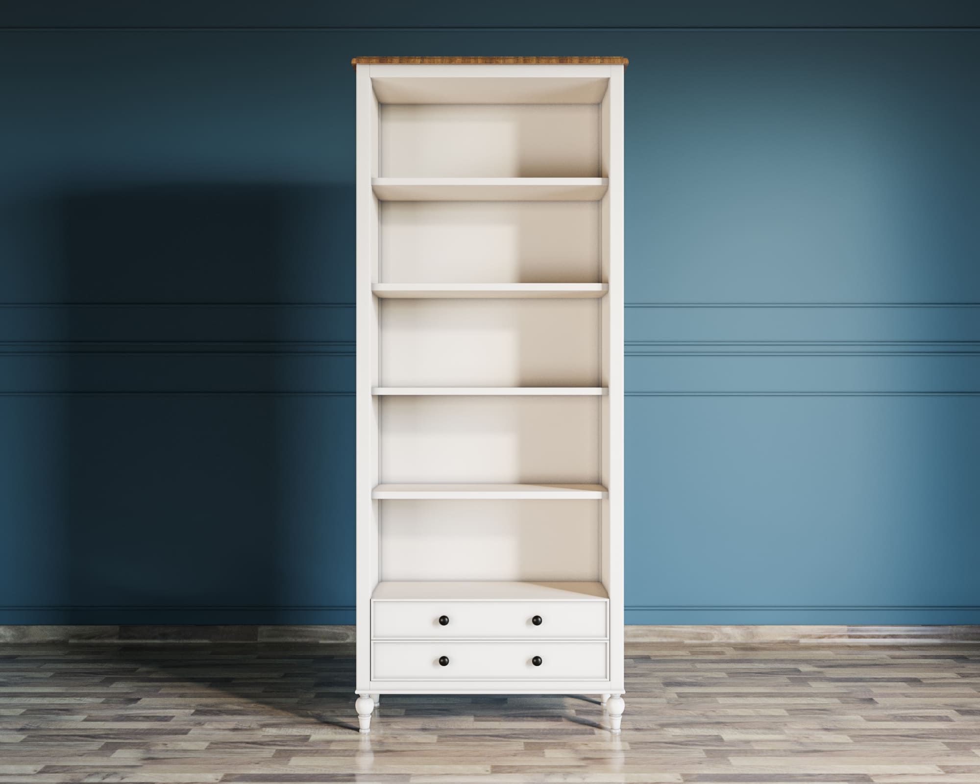 Стеллаж из дерева "Odri" с ящиками