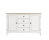 Большой комод с 4 ящиками белый "Odri"