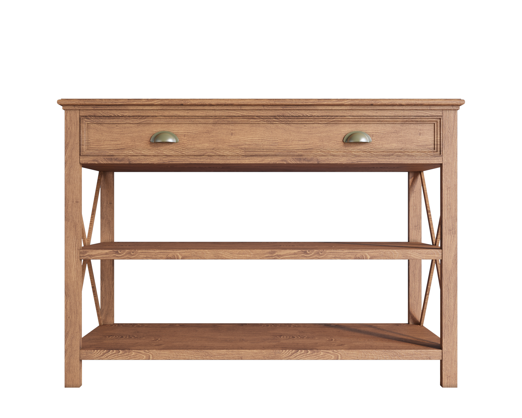 Консоль деревянная с ящиком "Palermo natural"