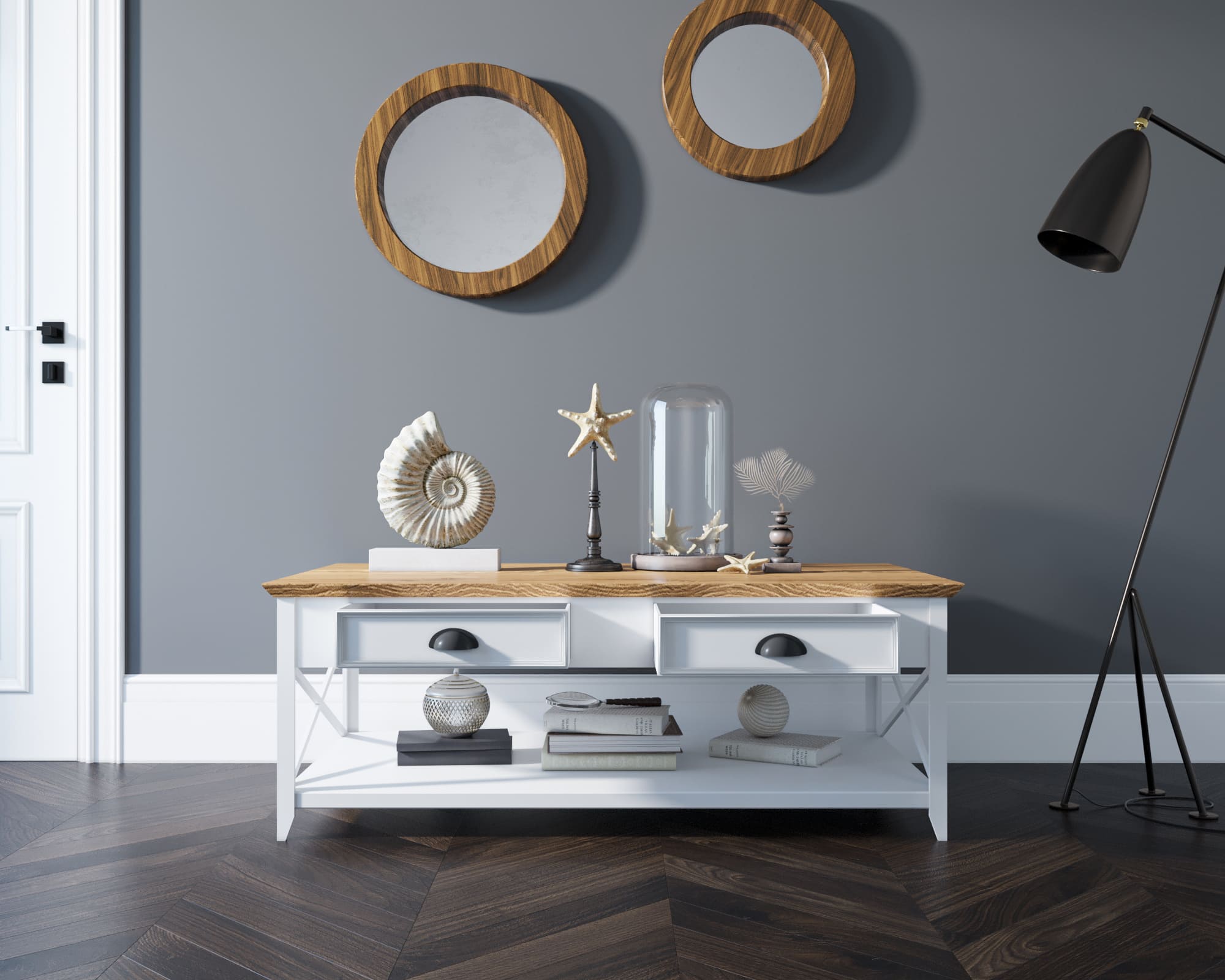 Стол журнальный мдф "Palermo" с ящиками