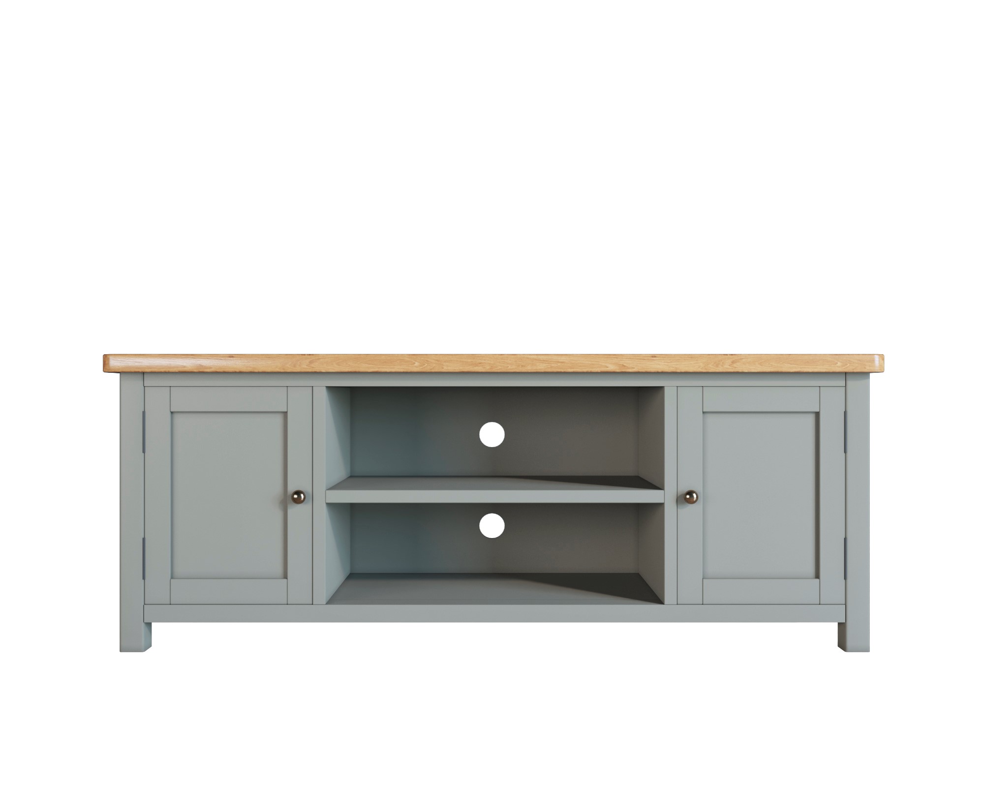 Комод под TV из дерева "Jules Verne" серый