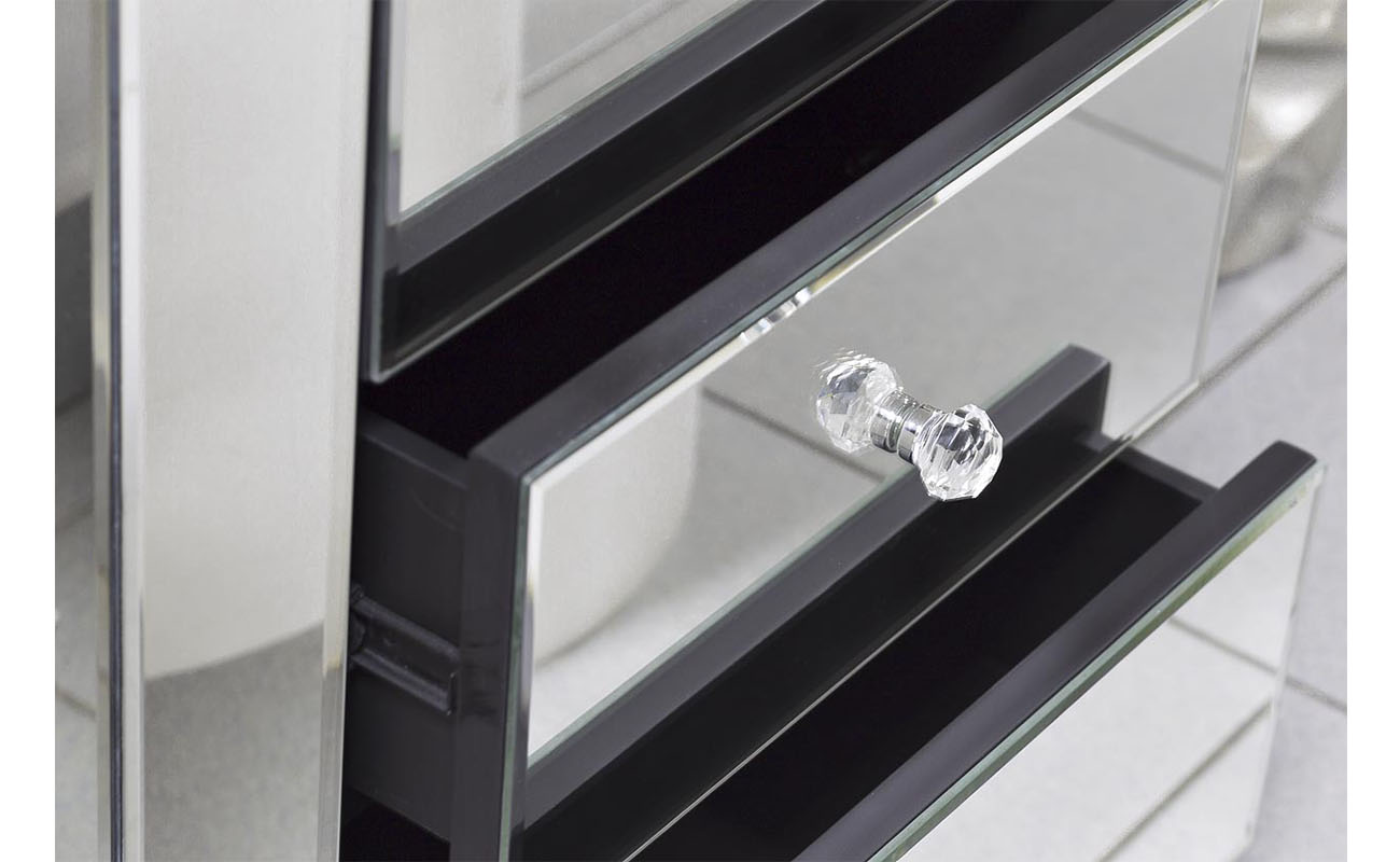 KFC882 Тумба прикроватная зеркальная