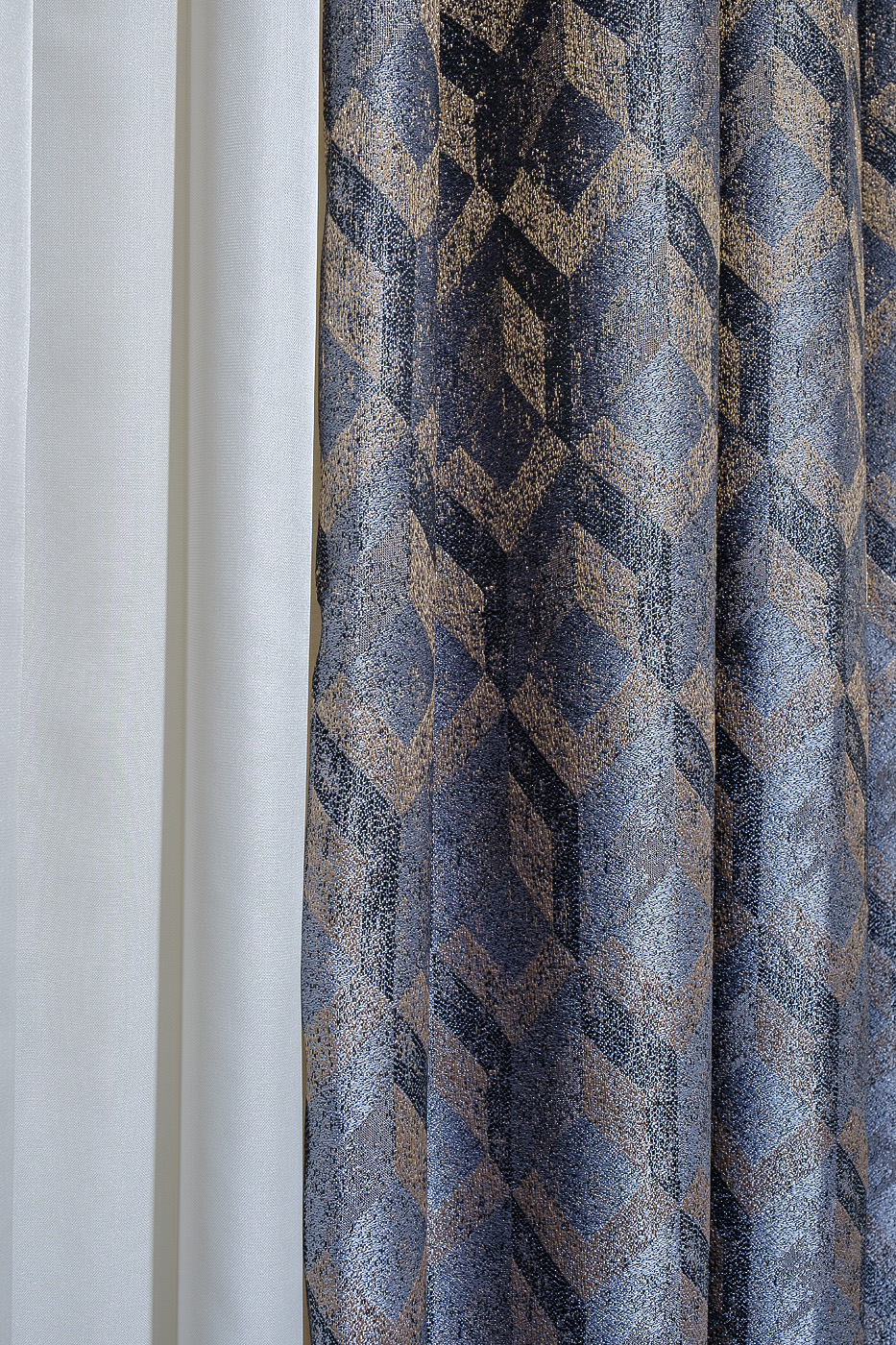 121GD-TON09-PORT GOL Портьера MODENA голубая