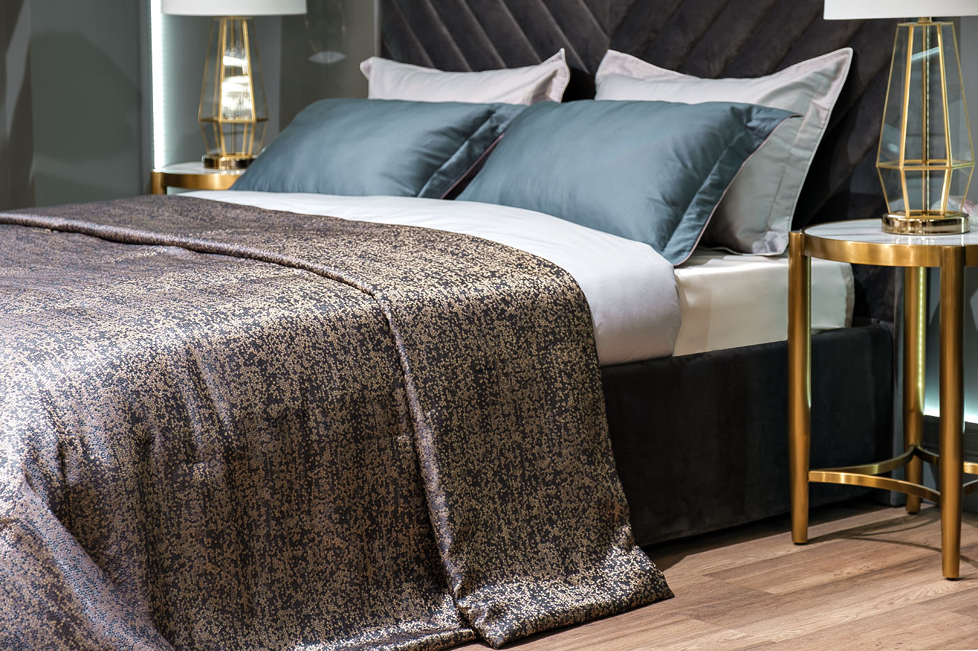 GD-TEL04-POKR BRONZ Покрывало BARI бронзовое