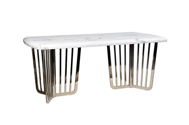 33FS-1800-STOL/OB-BEL Стол обеденный Pearl White 