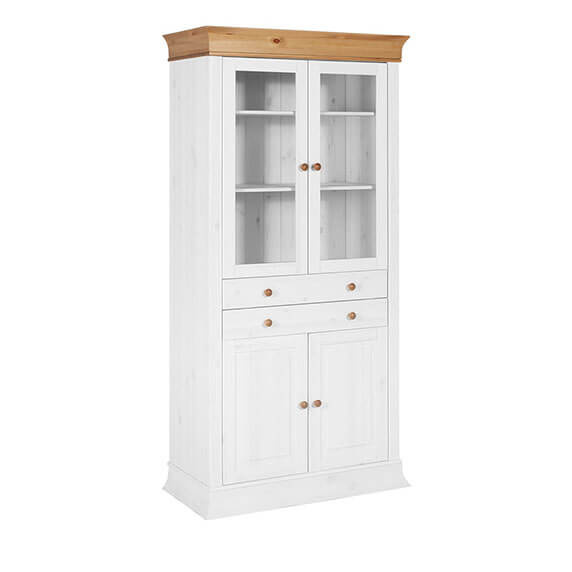 Шкаф с 2 ящиками массив сосны "Бостон" 4+2