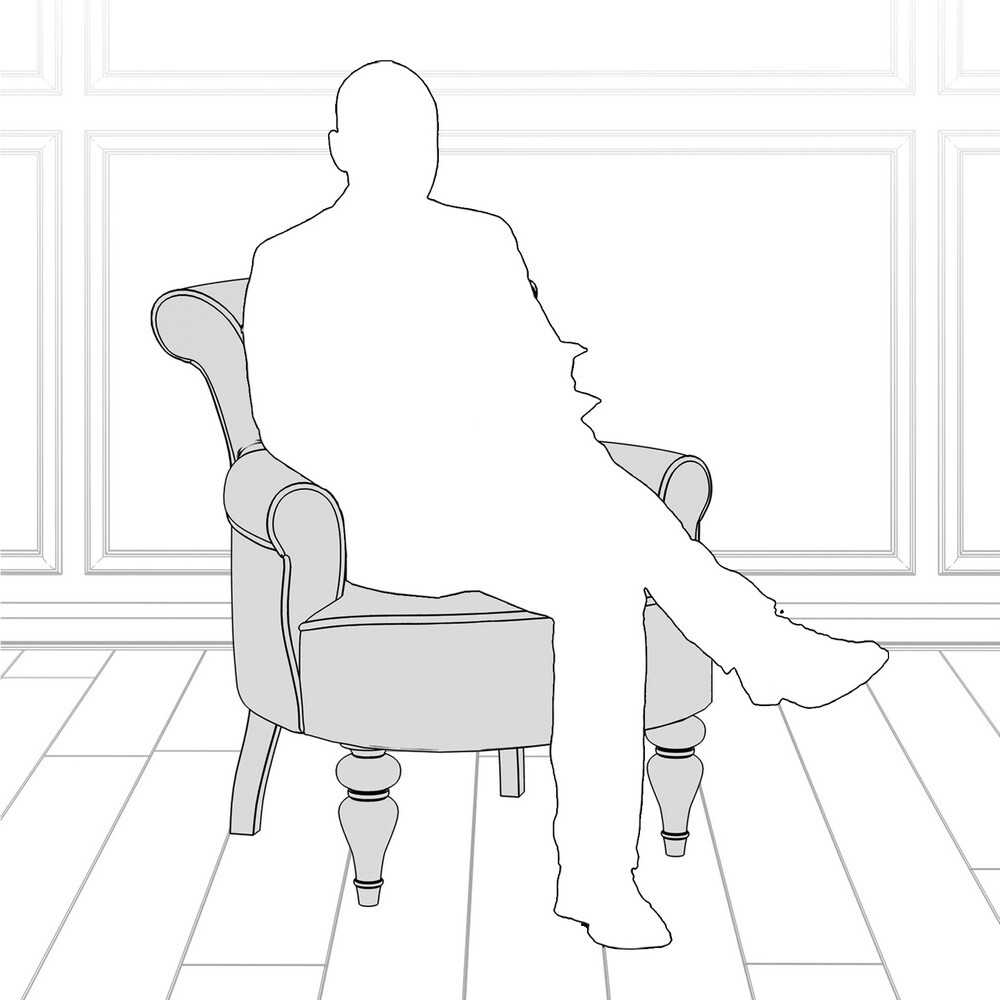 Кресло Перфетто M11G-K02-G-B01