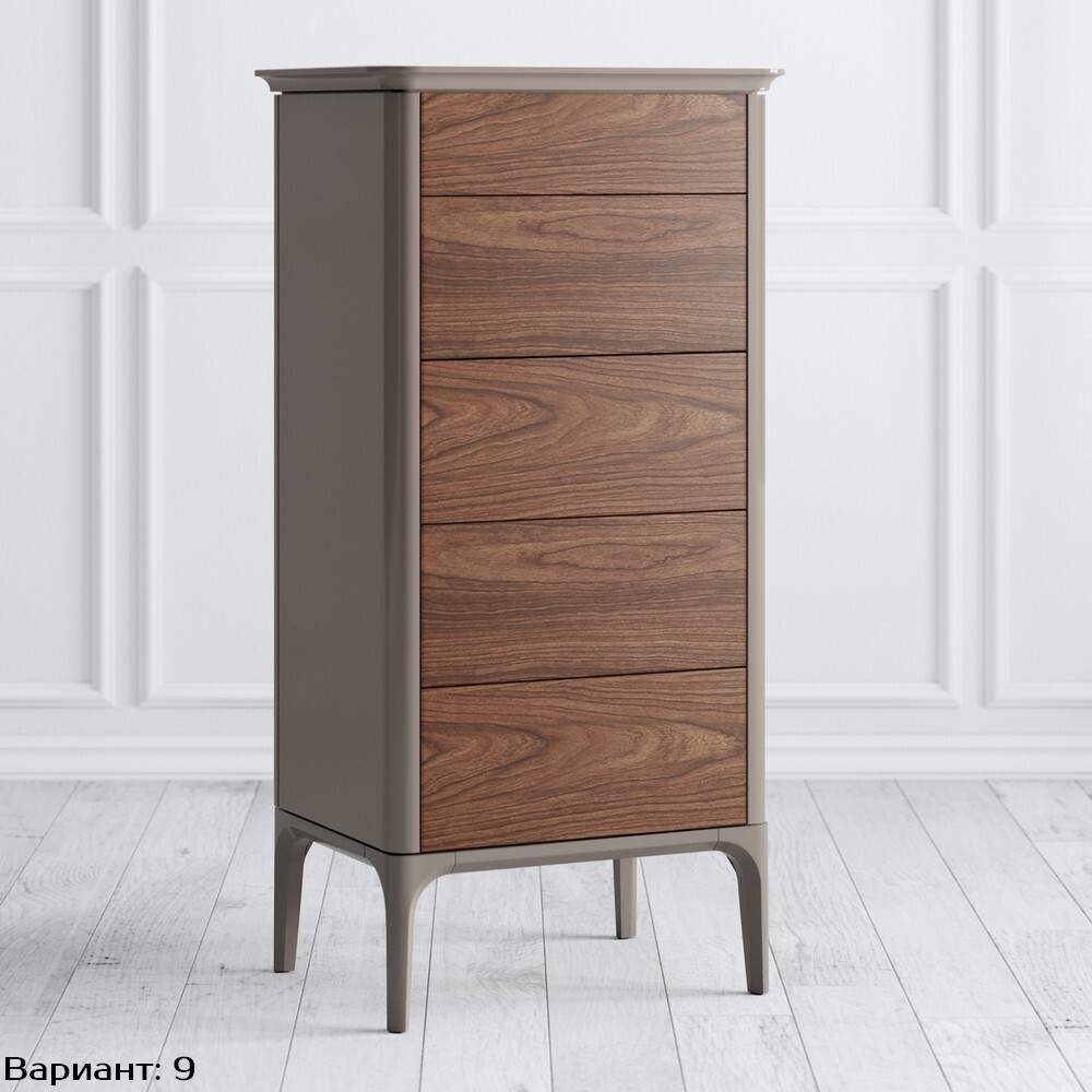 Комод узкий 5 ящиков Pr063AT-bosco
