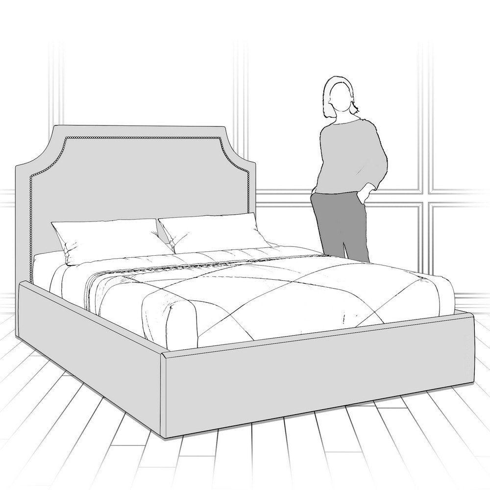 Кровать с подъемным механизмом K09-1600-KaB12-B07