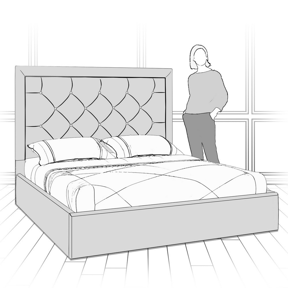 Кровать с подъемным механизмом K20-1800-B05