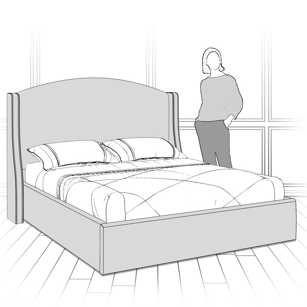 Кровать с подъемным механизмом K10-1600-N-B14