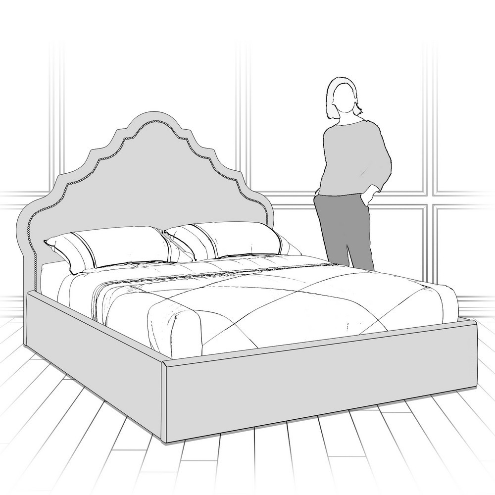 Кровать с подъемным механизмом K08-1600-N-0404