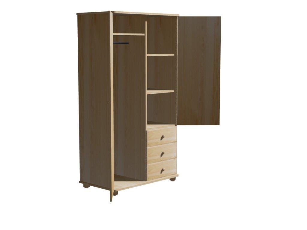 Шкаф двустворчатый с зеркалом ШМЦ-102