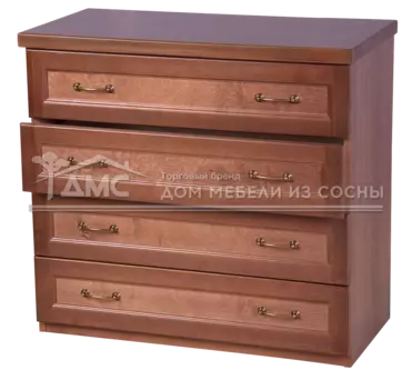 Комод с 4 ящиками массив сосны Классика-2