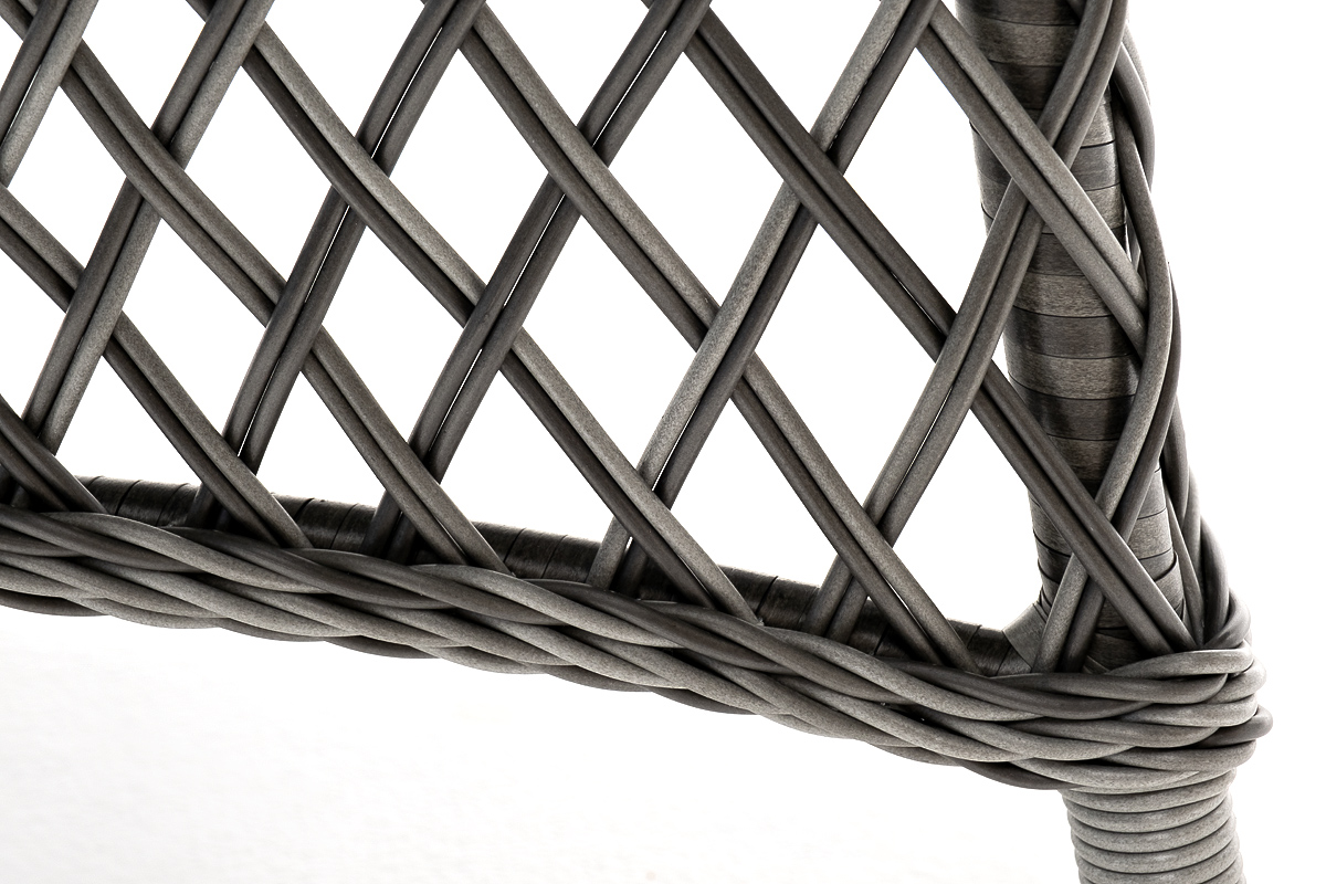 "Эспреззо" плетеный круглый стол, диаметр 150 см, цвет графит