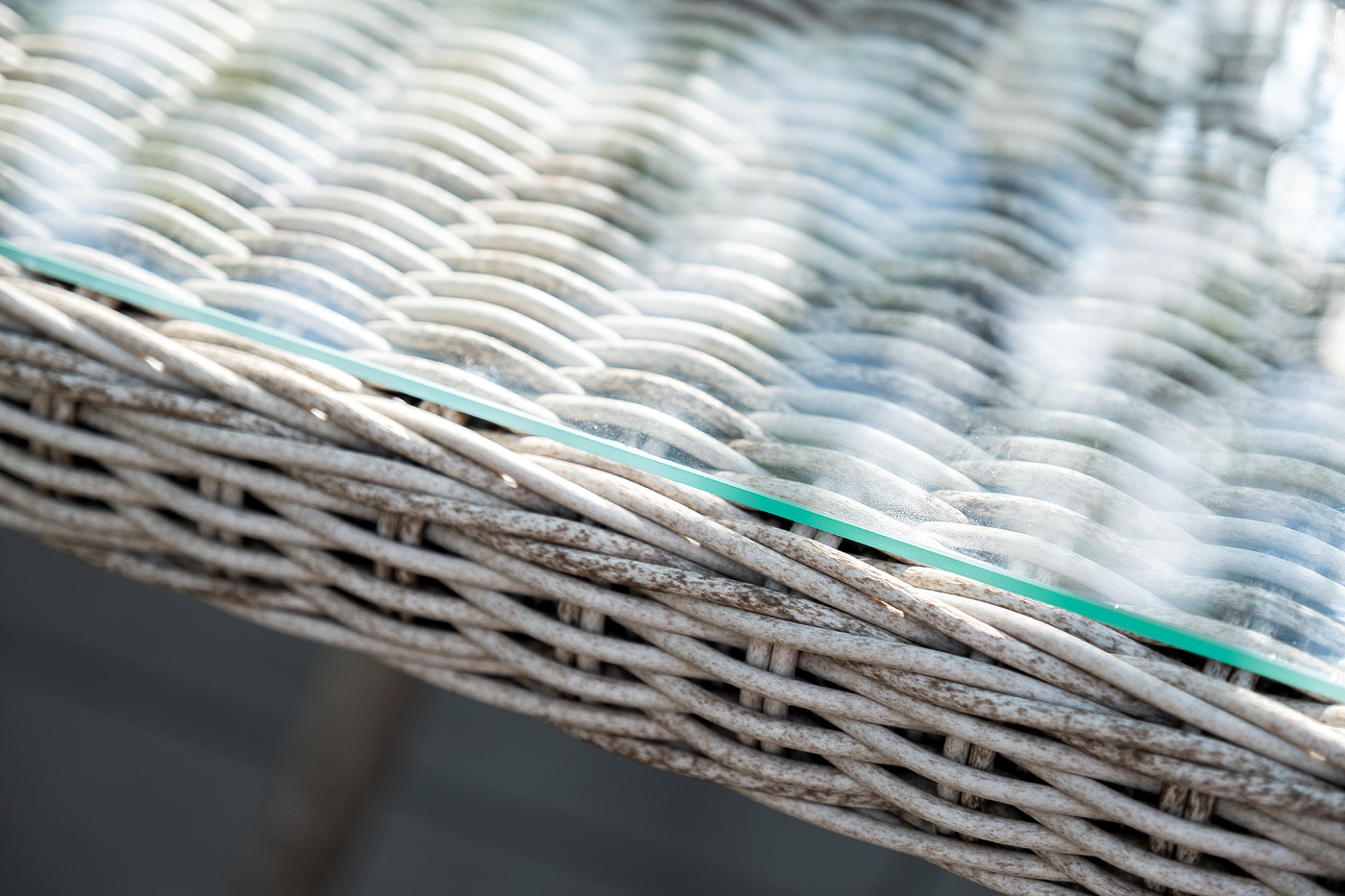 "Франческо" обеденная группа плетеная, цвет бежевый