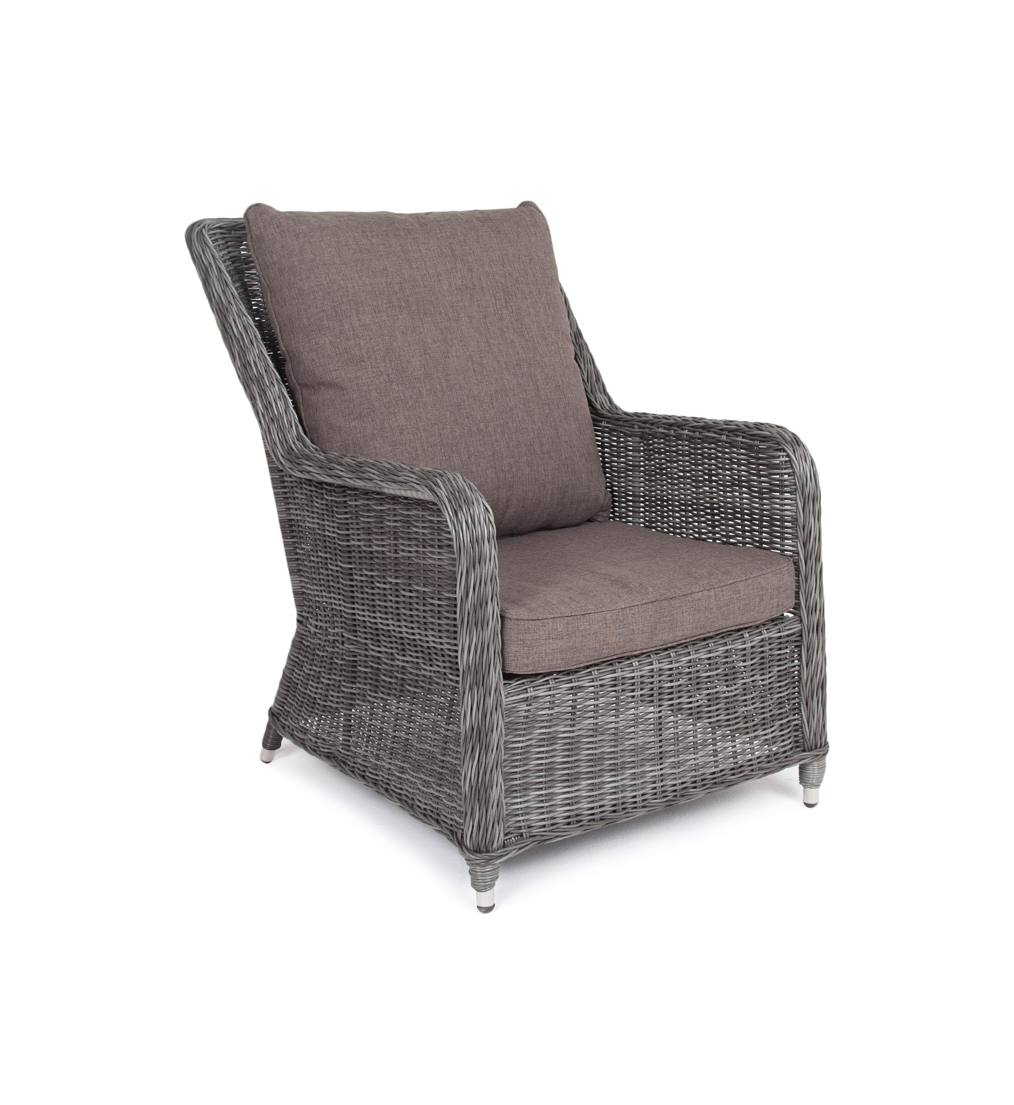 "Глиссандо" кресло плетеное из искусственного ротанга, цвет графит