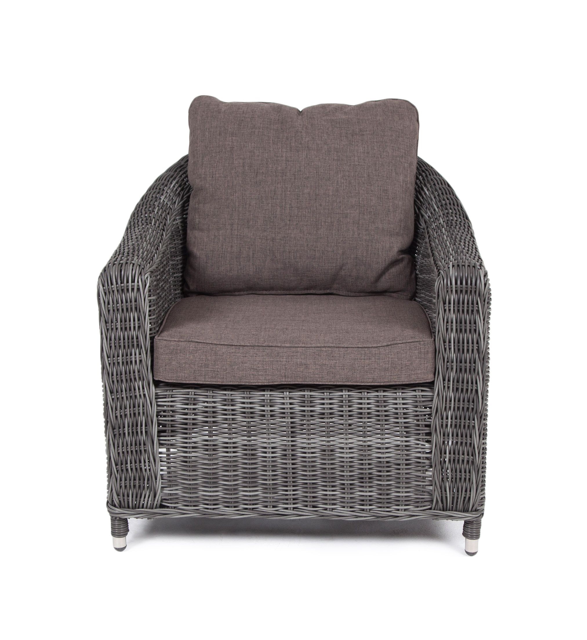 "Копаннини" кресло из искусственного ротанга, цвет графит