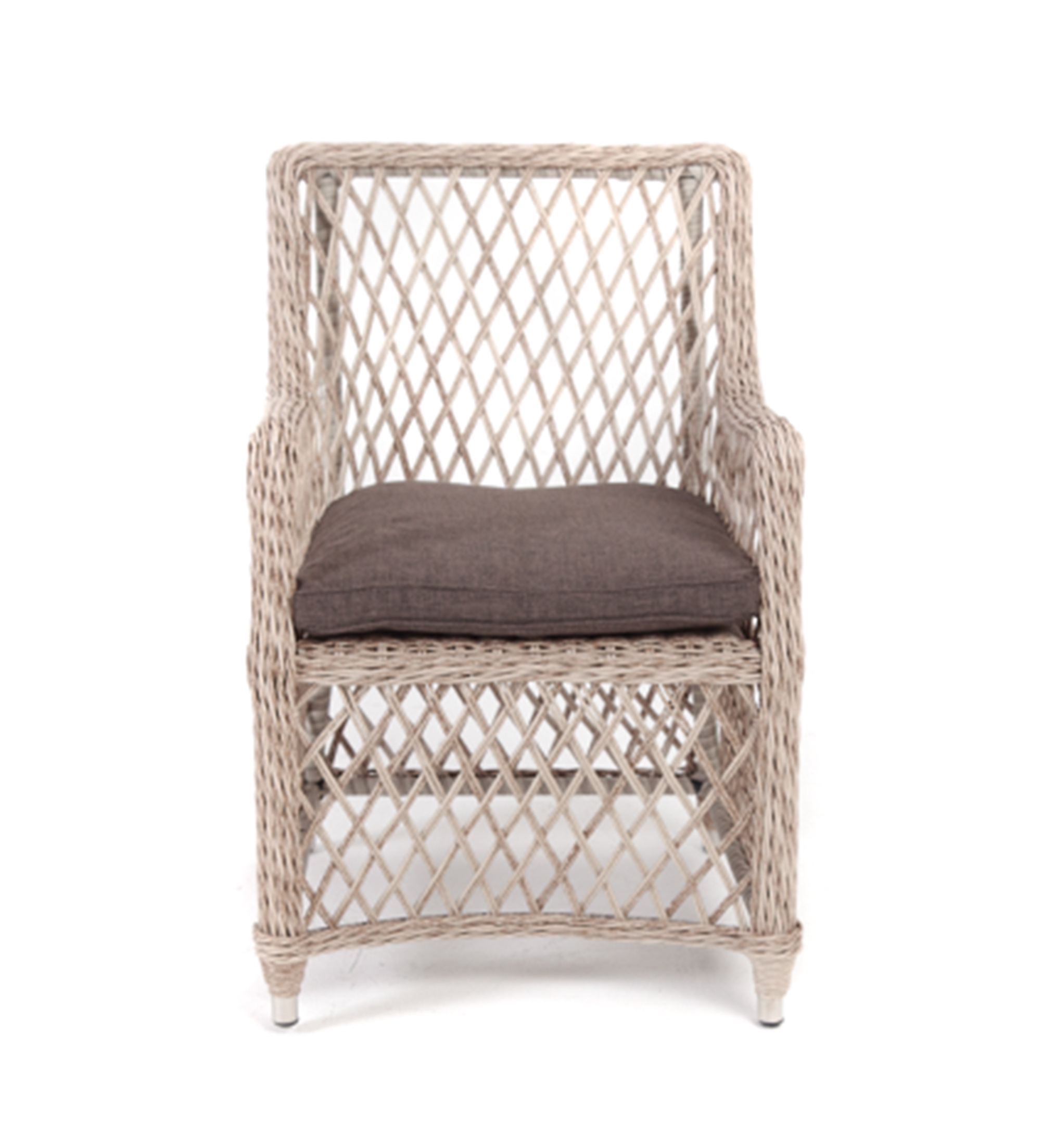 "Латтини" плетеное кресло из искусственного ротанга, цвет бежевый