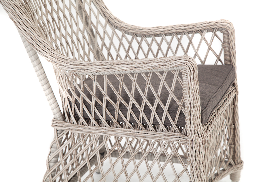 "Латтини" плетеное кресло из искусственного ротанга, цвет бежевый