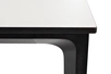 "Малакио" обеденный стол из HPL 160х80см, цвет молочный, каркас черный